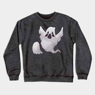 Cartoon cute ghost Crewneck Sweatshirt